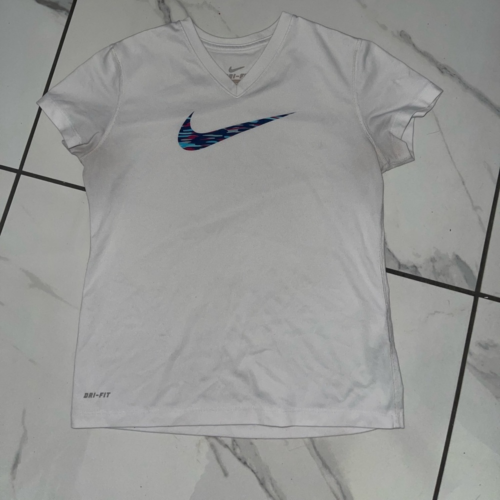 White Nike Top